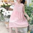 thumbnail image 5 of Ruyang Toddler Girls Hawaiian Sundress Crewneck Cute Flower Printed Jumper Skirts Summer Beach Vacation Tank Dresses, 5 of 8