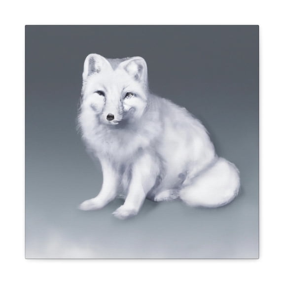 Arctic Fox Neoclassicism - Canvas