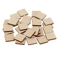 thumbnail image 6 of EHJRE 30x Natural Unpainted MDF Wood Pieces Plaque Modeling Embellishment Art Craft 20x20mm 30 Pieces, 6 of 9