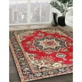 thumbnail image 3 of Ahgly Company Machine Washable Indoor Rectangle Traditional Tomato Red Area Rugs, 4' x 6', 3 of 7