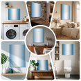 thumbnail image 6 of Ships Next Day Canvas Wall Art 8"x8", Blue Ombre Wood Framed Canvas Print Painting, Blue White Gradient Modern Abstract Art Ready to Hang Small Picture Wall Decor for Home Bathroom Nursery Kitchen, 6 of 9