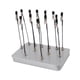 thumbnail image 3 of Pinzas de Base para soporte de pintura Juego de pinzas de Herramienta de modelado Pintura en para modelos Pinza de Plata, 3 of 8