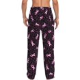 thumbnail image 6 of Cauagu Breast Cancer Awareness3 Mens Pajama Pants Sleep & Lounge Pants,PJ Bottoms with Pockets-Medium, 6 of 7