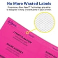 thumbnail image 3 of Etiquetas de envío Avery Neon Green 2x4 en 1000 Labels 5976, 3 of 6
