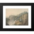 thumbnail image 2 of Joseph Mallord William Turner 24x19 Black Modern Framed Museum Art Print Titled - Tivoli with the Temple of the Sybil and the Cascades (Between 1796 and 1797), 2 of 5