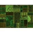thumbnail image 1 of Ahgly Company Indoor Rectangle Oriental Green Modern Area Rugs, 4' x 6', 1 of 4