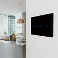 thumbnail image 5 of LEFU for Smart WiFi Touch Switch for Home Automation, Compatible with for Tuya App, Alexa Voice Control, Remote Control, 8 Gang Options, Tempered Glass Panel, 220V 10A, 5 of 5