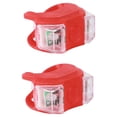 thumbnail image 1 of Hot Discounts,2pc Bike Clip Light With Insulating Sheet Bicycle Reminder Light,PENDANE,Red, 1 of 1