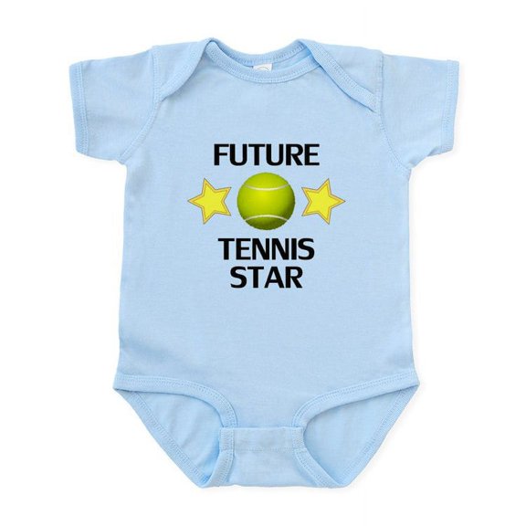 CafePress - Future Tennis Star Body Suit - Baby Light Bodysuit, Size Newborn - 24 Months