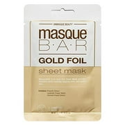 3 PACK Masque Bar Gold Foil Sheet Mask, 1.01 Fluid Ounce