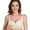 Beige, variant on Nursing Bras for Breastfeeding Front Open Wavy Seamless Maternity Bralette Wireless Pregnancy Bra with Support Maternity Bras Beige XXXL