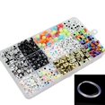 thumbnail image 1 of Acrylic Color Numbers Color Round Alphabet Letter Beads For Diy Jewelry, 1 of 5