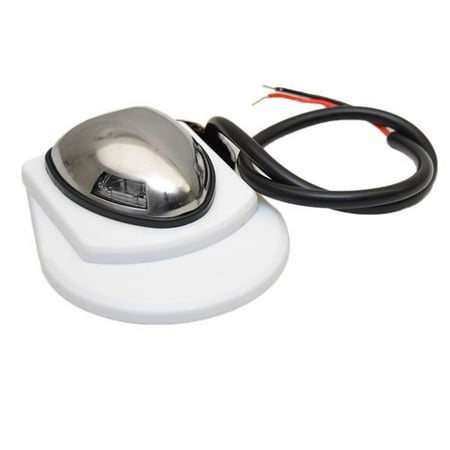 Bow Six Light - Shoreline Marine LED Bow Light Combination, Silver