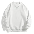 thumbnail image 2 of Yuyuzo Oversized Hoodies for Men Long Sleeve Crewneck Sweatshirts Solid Color Fall Pullover Tops, 2 of 7