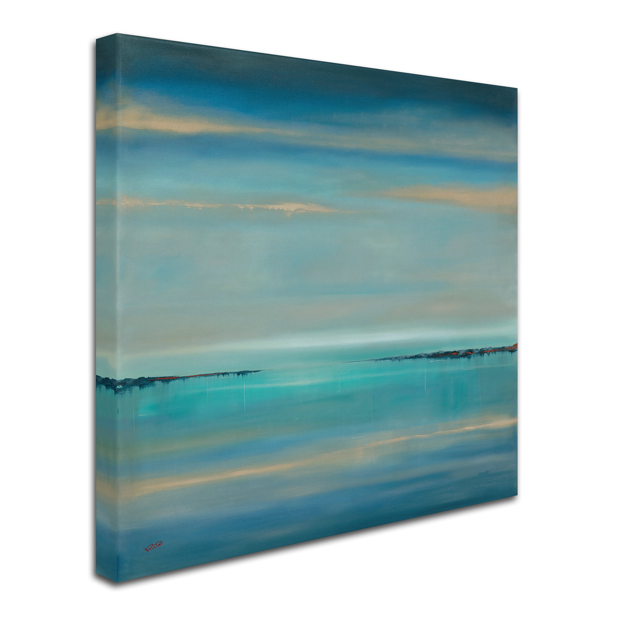 Trademark Fine Art "The Line of Time" Canvas Art by Rio
