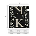 thumbnail image 6 of PHELIKA Classic Monogram Letter K Magnetic Mailbox Covers Standard Size 21"H x 18"W, 6 of 8