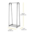 thumbnail image 5 of Whitmor Garment Rack with Shelf - Gunmetal Gray, 5 of 5