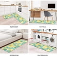 thumbnail image 6 of Black Kitchen Rugs and Mats Sets of 2, Funny Kitchen Decoration Rubber Backing Non-Slip Absorbent Mats for Sink Waterproof Runner Rug for Laundry Room 17x30+17x48inch, 6 of 6