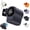 Black, variant on Car Clip on Air Conditioner Fan with LED Display, 360° Rotation, 199 Speeds, Semi-Cooling, USB Rechargeable 1500mAh Portable Fan for Cars SUV RV Van Offices Work Camping