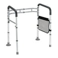 thumbnail image 2 of VEVOR Foldable Toilet Safety Rail with Non-Slip Handles for Seniors and Disabled, 2 of 12