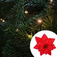 thumbnail image 4 of Toystoory Atmósferas de flores artificiales de Navidad, decoración de árbol de fiesta temática de Navidad, simulación colgante, accesorio de Kits de decoración para fiestas Rojo Toystoory HA069946-02, 4 of 6
