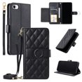 thumbnail image 1 of Funda tipo billetera GANGXUN para iPhone 7 – Tapa abatible con correa para mujer, 1 of 5