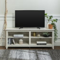 Manor Park Wood Media Storage TV Stand for TVs up to 65"