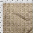 thumbnail image 3 of oneOone Silk Tabby Dark Beige Fabric Chritmas Snow Flakes Sewing Material Print Fabric By The Yard 42 Inch Wide, 3 of 4