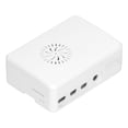 thumbnail image 1 of Cergrey Cooling Enclosure Box, Protective Shell Simple Removable Top Cover Replaceable With Anti Slip Mat For Raspberry Pi 4B For Industrial Control, 1 of 8