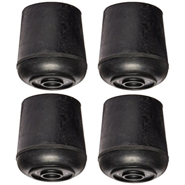 mintcraft 5009311 rubber leg tip, 11/4", black 4 pack