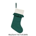thumbnail image 3 of Large Christmas Stocking Non-Woven Hanging Decoration Gift Pouch for Fireplace Mantel Tree Wall Holiday Home Ornament, 3 of 7