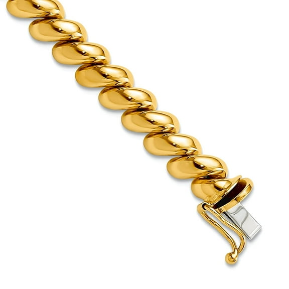 Primal Gold 14 Karat Two-Tone San Marco Bracelet