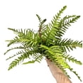 thumbnail image 2 of Plantas de helecho artificiales realistas para decoración del hogar - Ramo de hojas de helecho sintético verde para oficina, bodas y diseño de interiores, 2 of 8