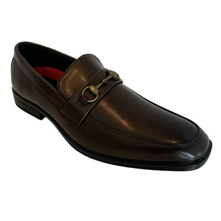 Men s Dress Shoes Fashion Loafers Slip on Buckle Casual Shoes