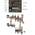 thumbnail image 4 of Techtongda 2-Branch PEX Radiant Floor Heating Manifold Set 1/2" Floor Manifold, 4 of 10