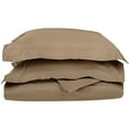 thumbnail image 1 of 1200-Thread Count 100% Egyptian Cotton Exquisite Solid Duvet Cover Set Taupe / Full/Queen, 1 of 1