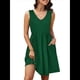 thumbnail image 5 of Vestidos de Verano para Mujer 2025, Informales, Sin Mangas, para Vacaciones en la Playa, Fluidos, Midi, con Bolsillos. Verde XL, 5 of 6