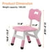 thumbnail image 3 of Yeshouse Set de 2 sillas infantiles ajustables en 3 alturas, plástico resistente, 82 kg, antideslizantes, 3 of 8