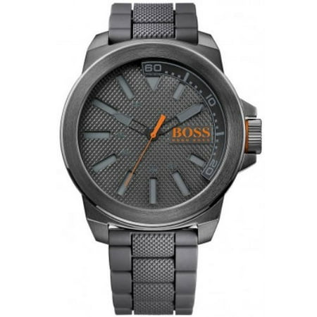 Men's Grey Hugo Boss New York Oversized Watch 1513005