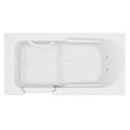 thumbnail image 4 of Meditub Collection 30 in. x 60 in. Left Drain Step-In Walk-In Whirlpool Tub with Low Entry Threshold in White, 4 of 4