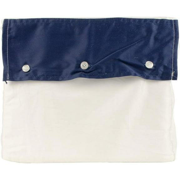 Organic Sateen Border Twin Duvet Cover-PN-66 x 86 IN/168 x 218 CM