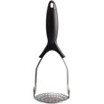 thumbnail image 1 of Black Stainless Steel Folding Potato Masher Masher for Mashed Potato Fruit Vegetable Mud Pressing Tools, 1 of 5