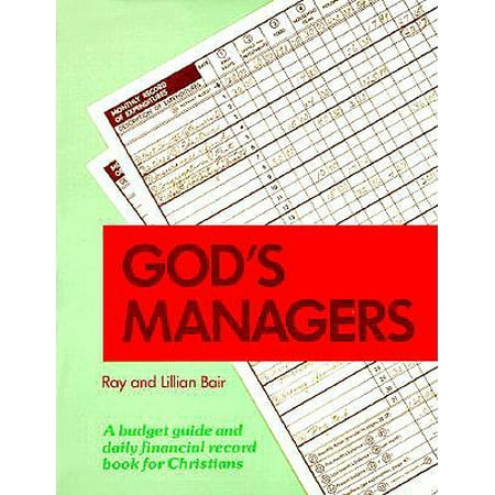 God S Managers A Budget Guide And Daily Financial Record