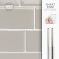 thumbnail image 5 of SMART TILES Peel and Stick Backsplash - 11.56in x 8.38in - 4 sheets of 3D Adhesive Wall Tile Backsplash for Kitchen, Bath - Metro Cassandra, 5 of 5