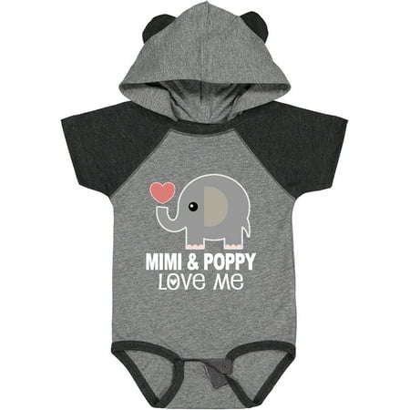 

Inktastic Mimi and Poppy Love Me Grandchild Gift Baby Boy or Baby Girl Bodysuit