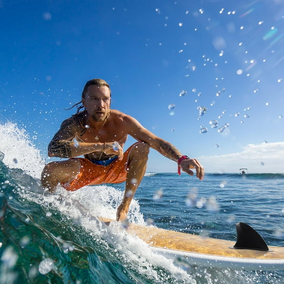 LEORX Removable Universal Surfboard Sup Fin Black Nylon 1Set for