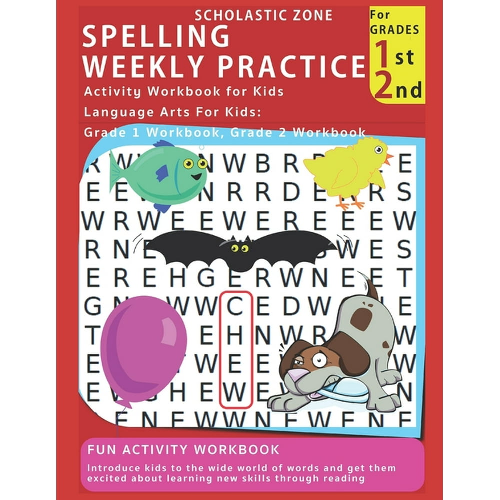 Big Workbook Spelling Weekly Practice for 1st 2nd Grades, Activity