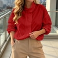 thumbnail image 5 of IUYRTFE Women's Zip Up Hooded Jacket Long Sleeve Casual Lightweight Outerwear Coat, 5 of 6