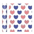 thumbnail image 5 of Patriotic Stars and Stripes Pattern Heat Transfer Vinyl - 10" x 12" Decorative Patriotic Print Sheet for DIY T-Shirts, Crafts, and Holiday Decorations, 5 of 9