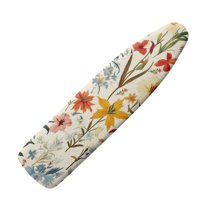 HELLHERO Retro Floral Ironing Board Cover Dust Covers Stretchable Iron Board Protective Cover Easy to Install Standard Size Padding Decorative Covers for Most Iron Boards Home Decor